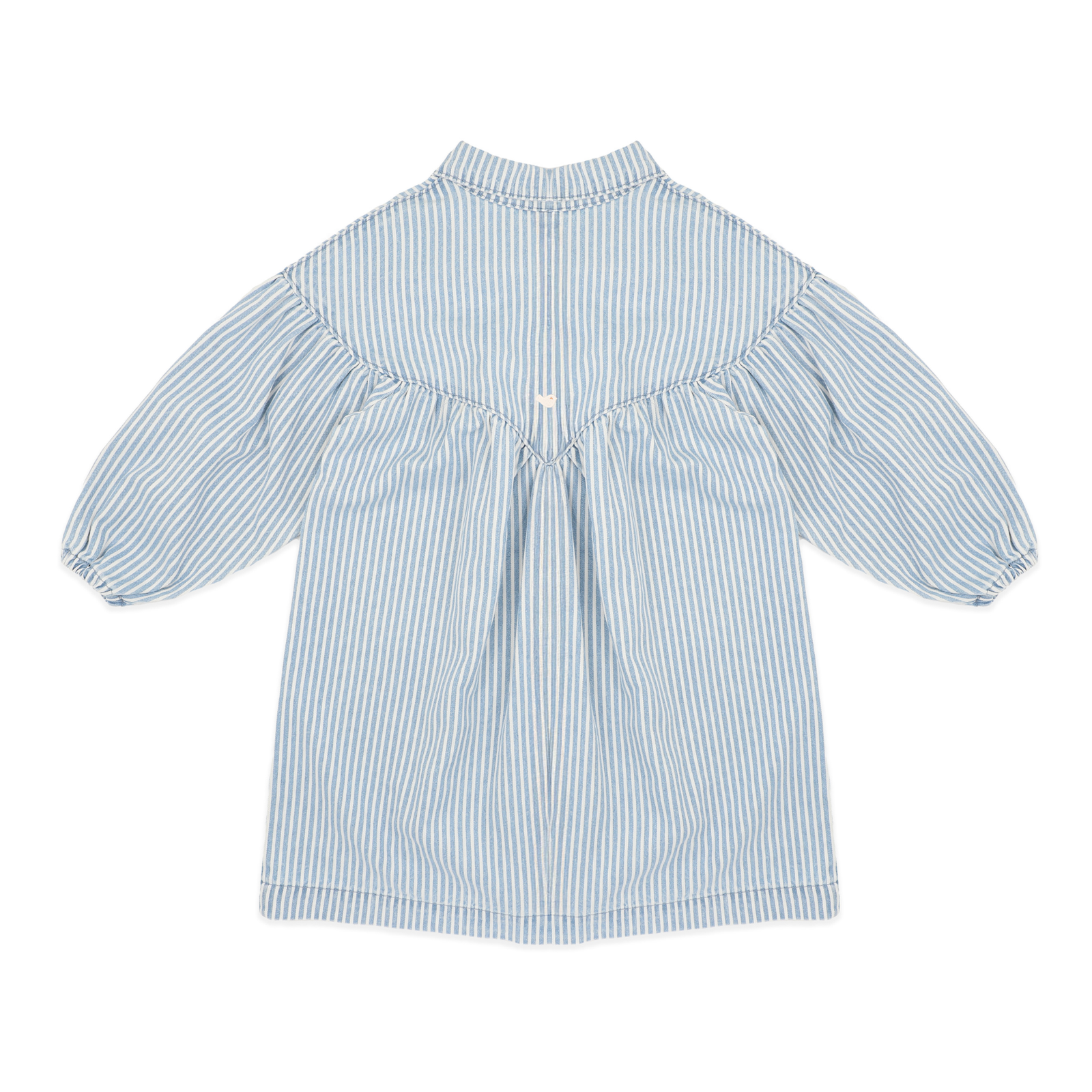 Fox & Finch Winter Vacay Stripe Denim Dress - Blue Stripe