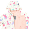 Korango Dancing Unicorns Rain Suit - Cream