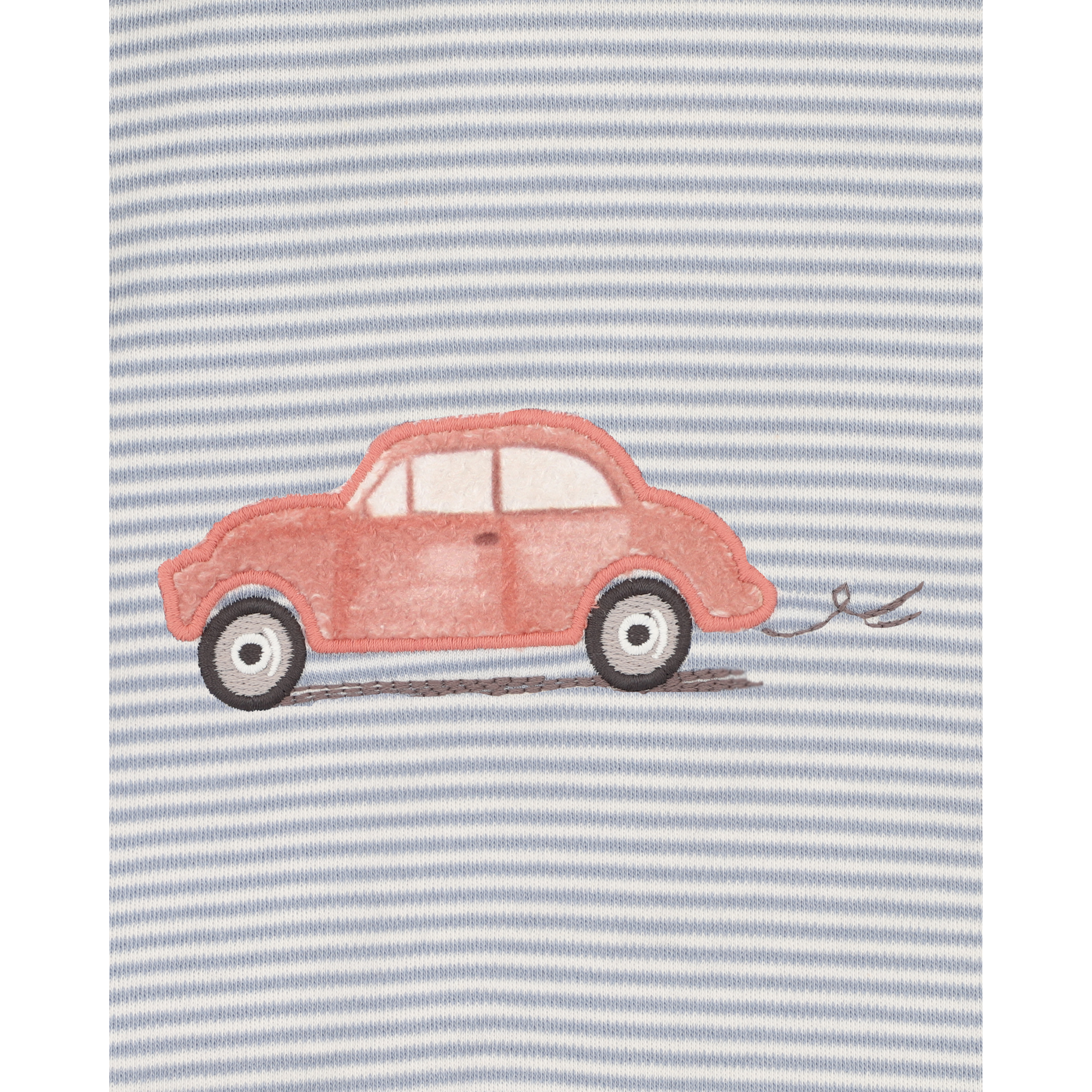 Bebe Alvin stripe organic ls zipsuit - Alvin stripe