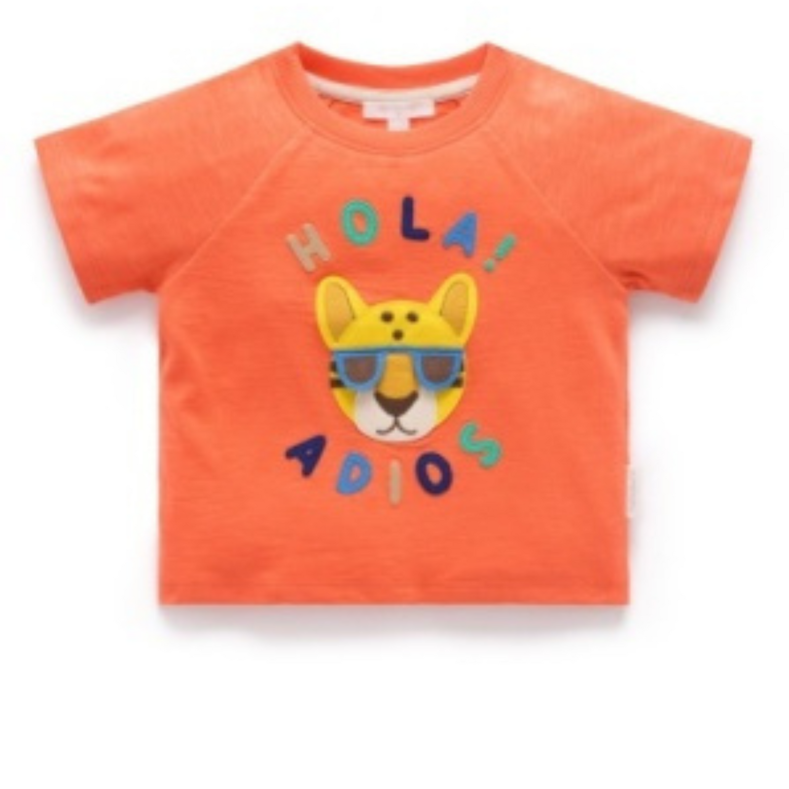 Purebaby Adios Relaxed Tee - Fiesta