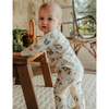 Purebaby Thick Zip Growsuit - Farm Friends Print