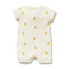 Wilson &amp; Frenchy Piney Pals Organic Pointelle Boyleg Zipsuit - Piney Pals
