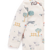 Purebaby Thick Zip Growsuit - Hearding Sheep Print