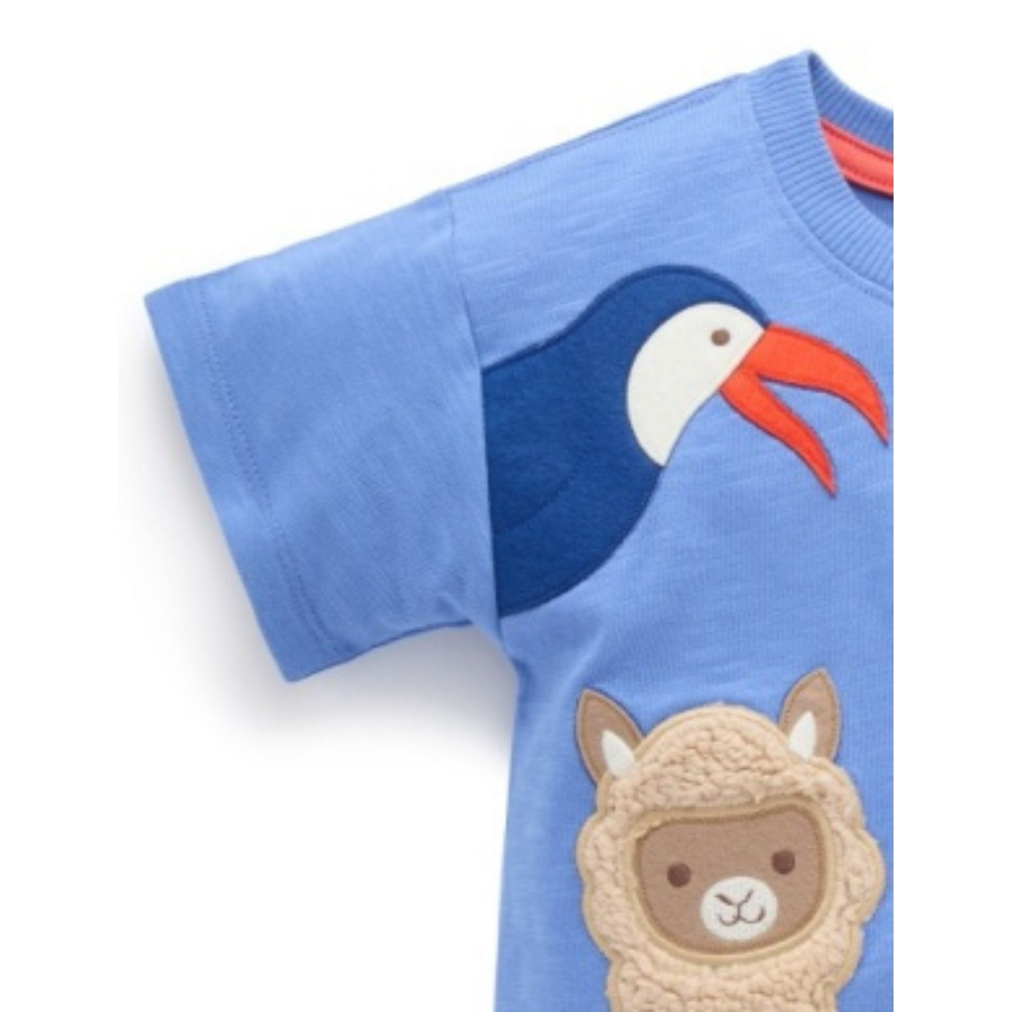 Purebaby Hola Relaxed Tee - Pacific