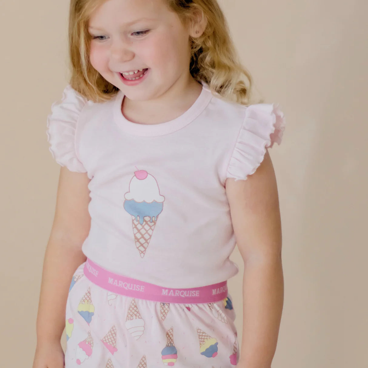 Marquise Girls Summer Ice Cream Pyjamas