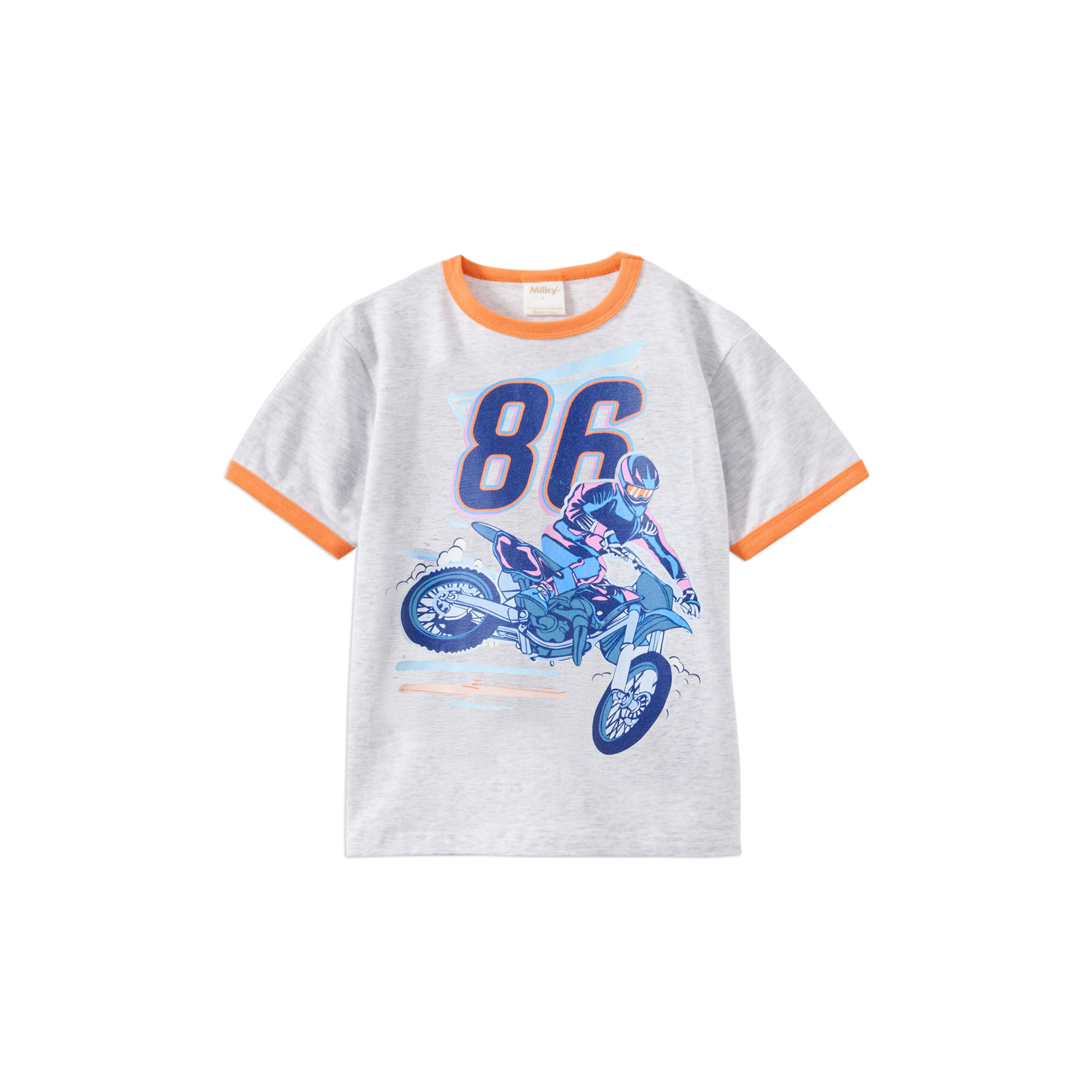 Milky Off Track Tee