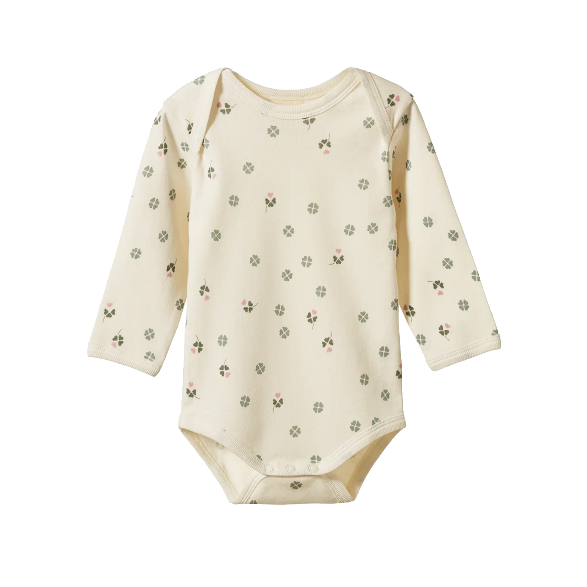 Nature Baby Long Sleeve Bodysuit -  Lucky Print