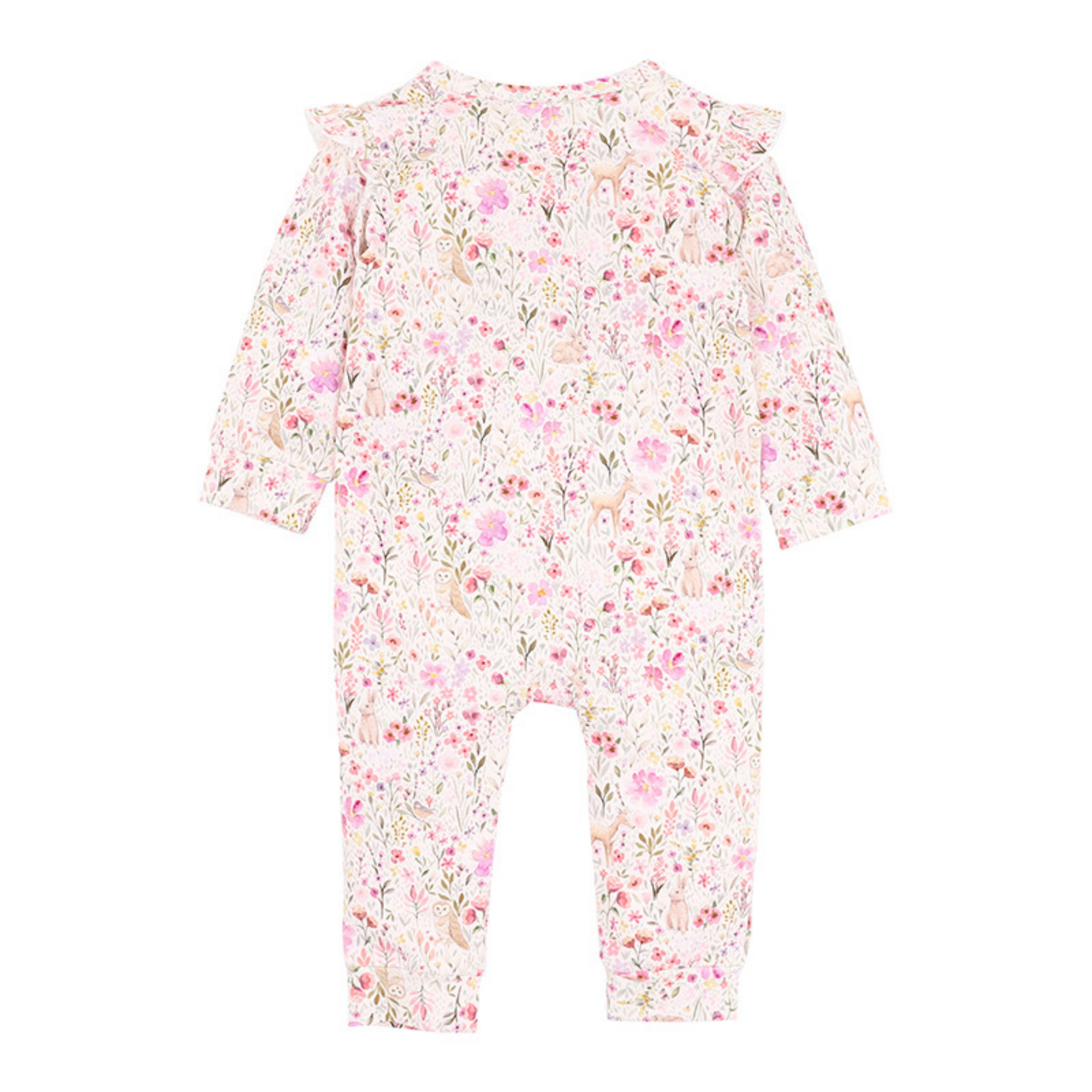 Bebe Flossy Ls Zip Romper