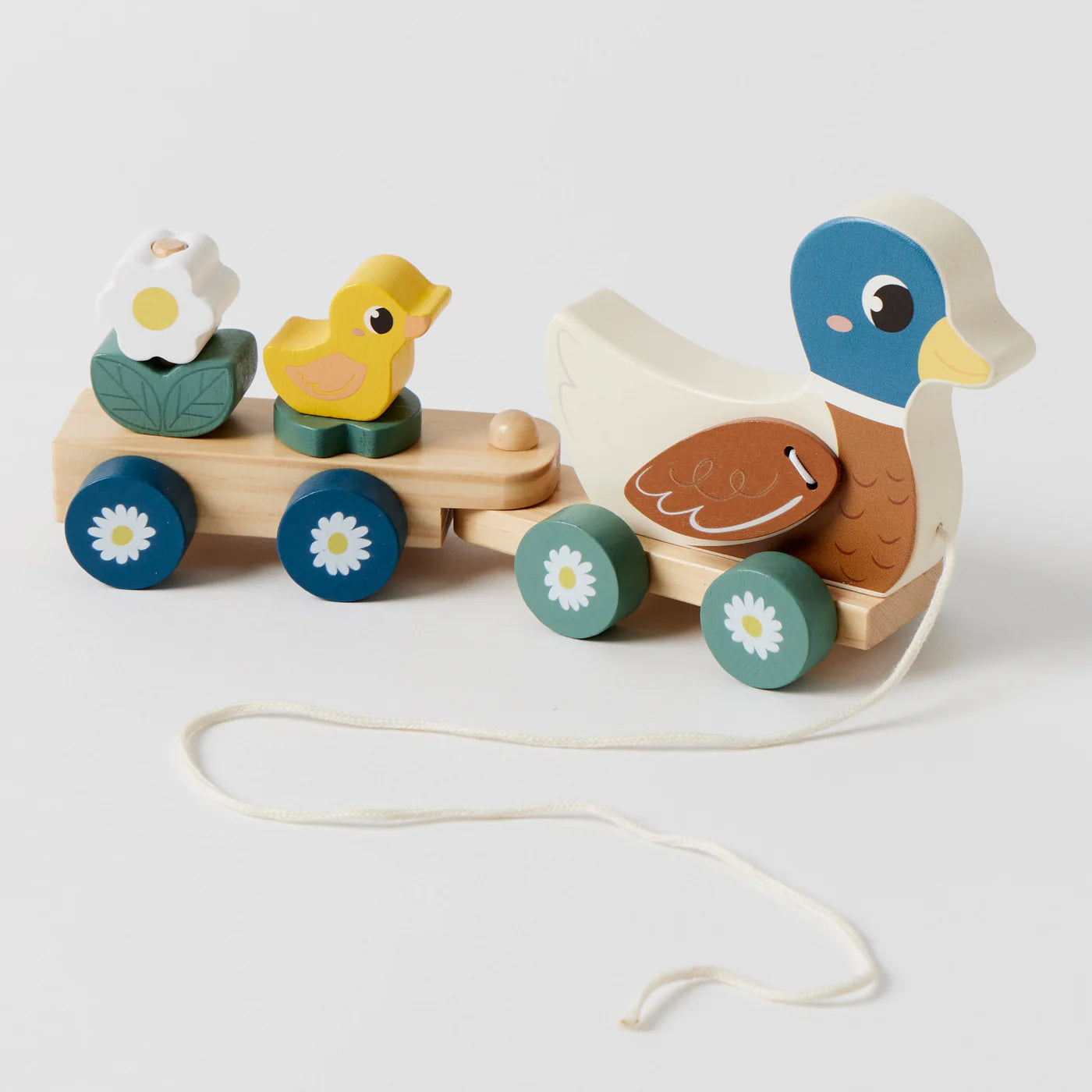 Wooden Duck Train Set