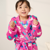 New Pre-Order Hatley Daisy Fuzzy Fleece Robe - Phlox Pink