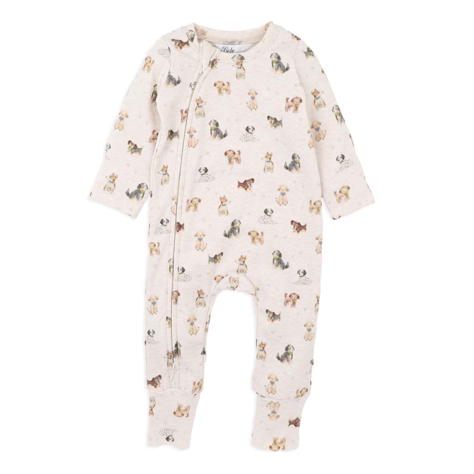 Bebe Otto Organic Ls Zipsuit - Otto Print