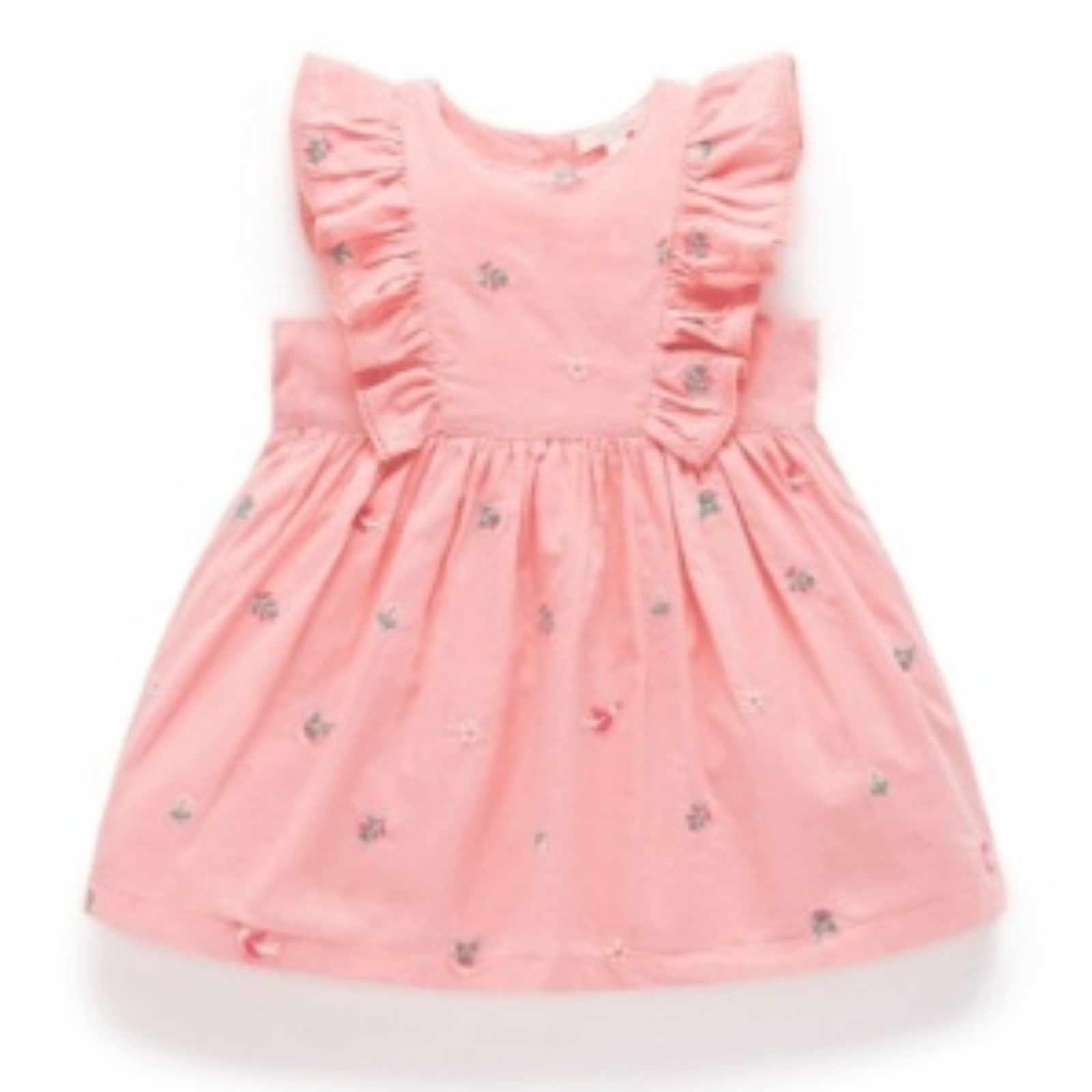 Purebaby Broderie Dress - Swallow Broderie