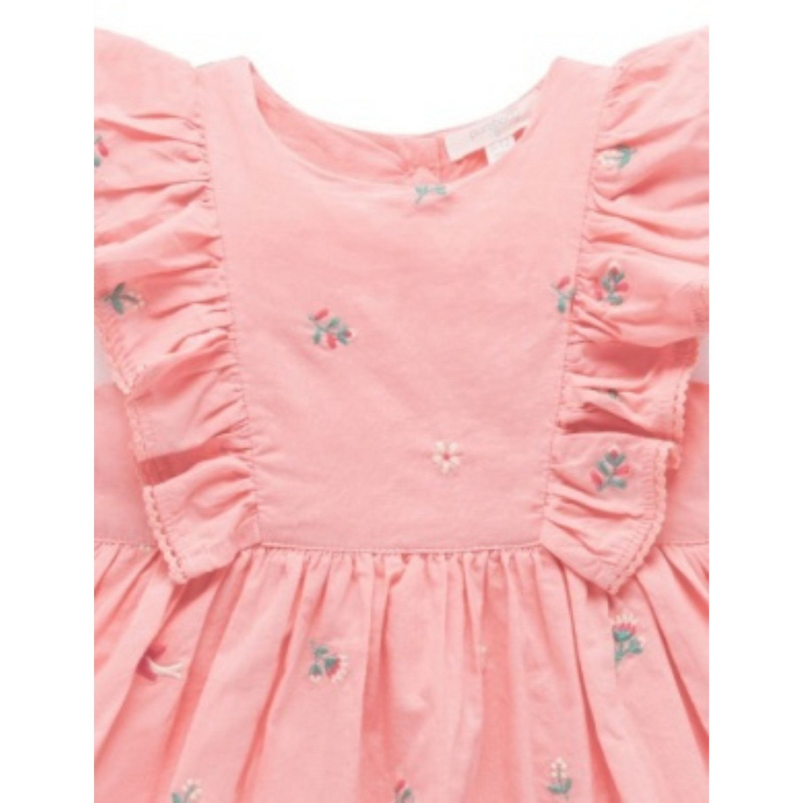 Purebaby Broderie Dress - Swallow Broderie