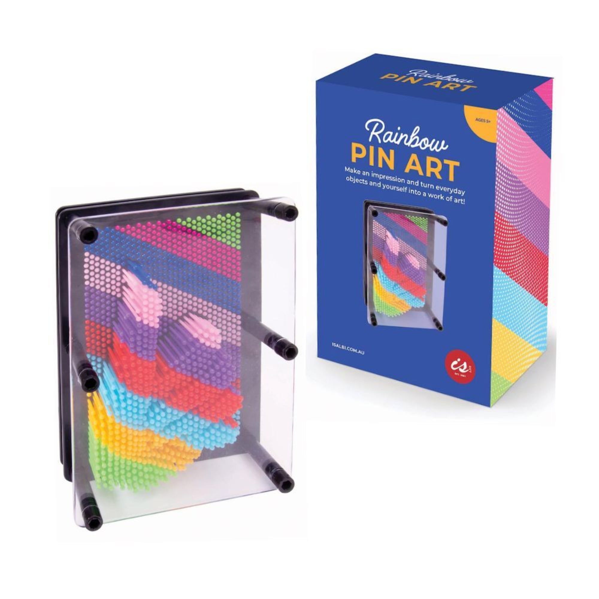 Rainbow Pin Art
