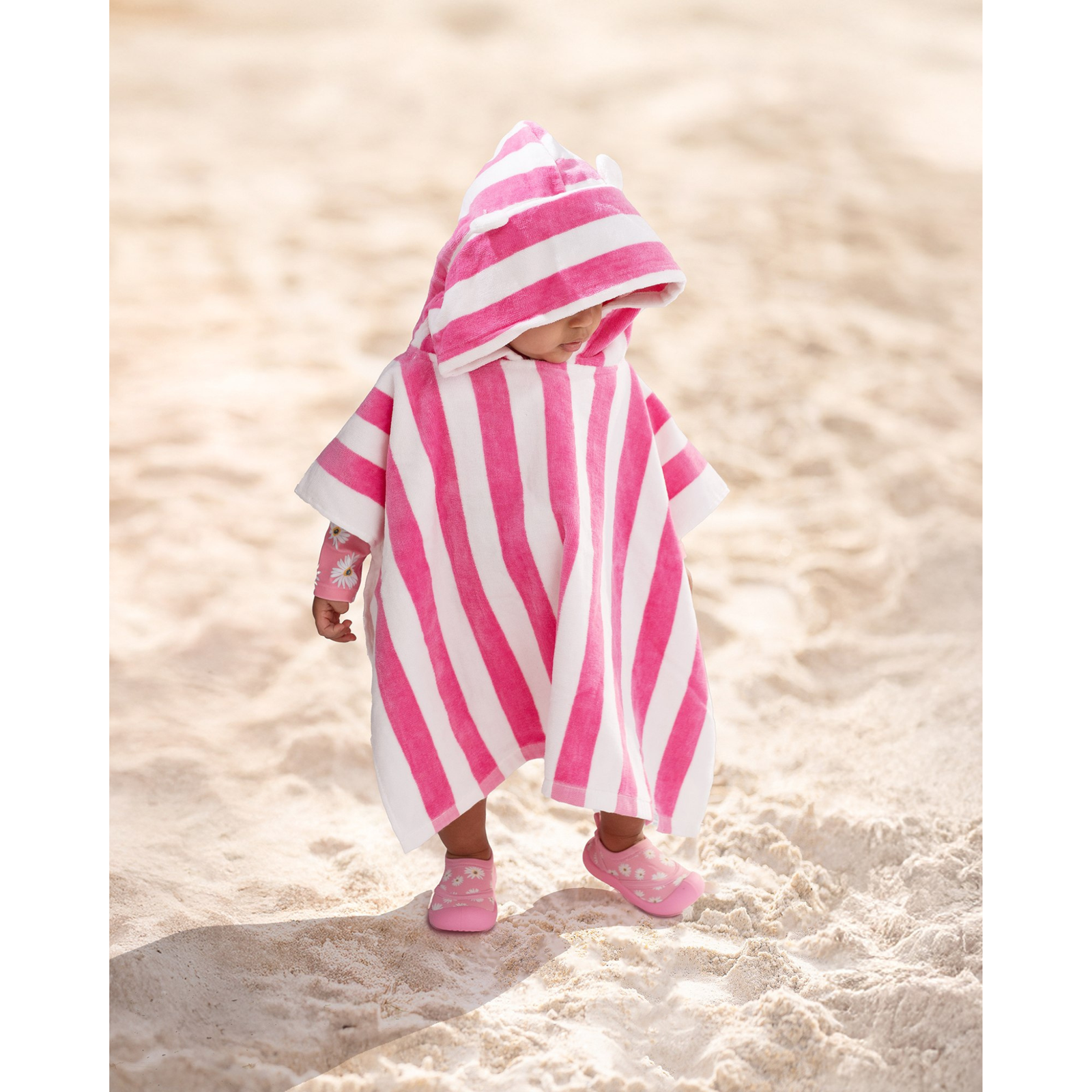 Toshi Hooded Towel Beachcomber-Watermelon