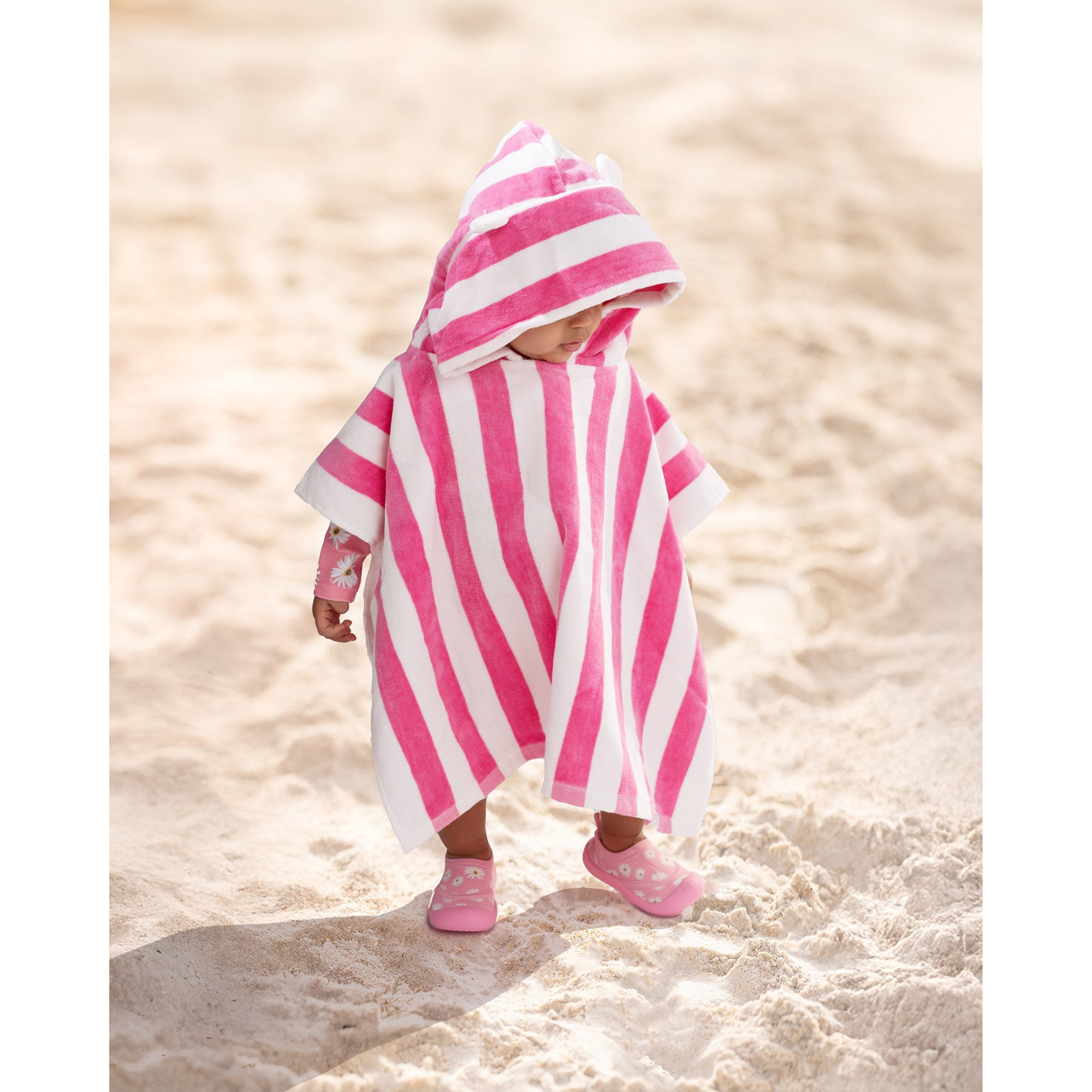 Toshi Hooded Towel Beachcomber-Watermelon