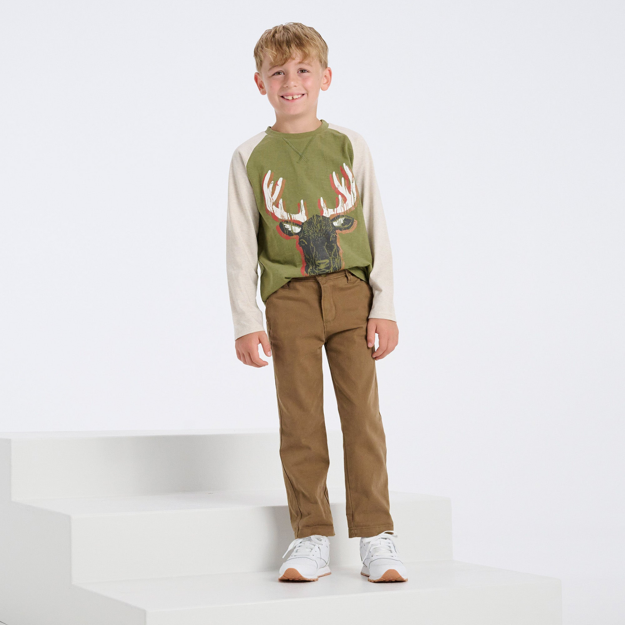 Hatley Khaki Twill Pant - Thatched