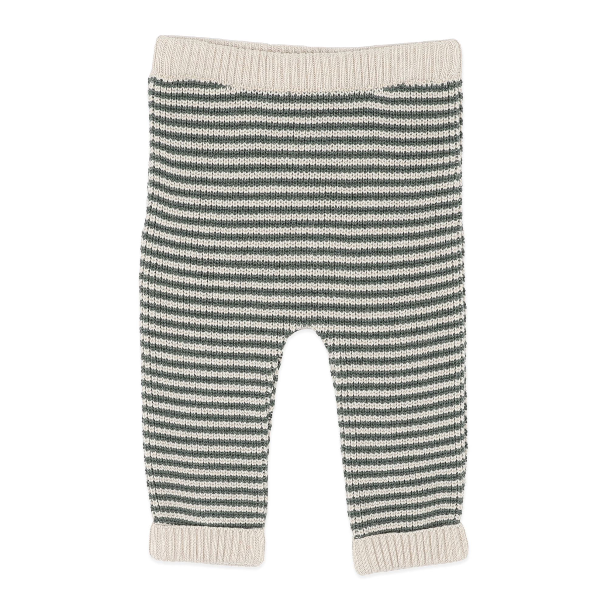 Bebe Otto Stripe Organic Knitted Leggings - Stripe