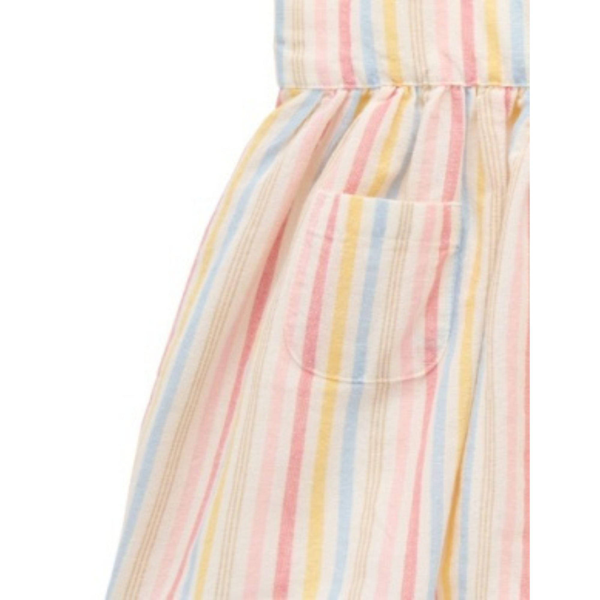 Purebaby Linen Blend Pinnie - Fiesta Stripe