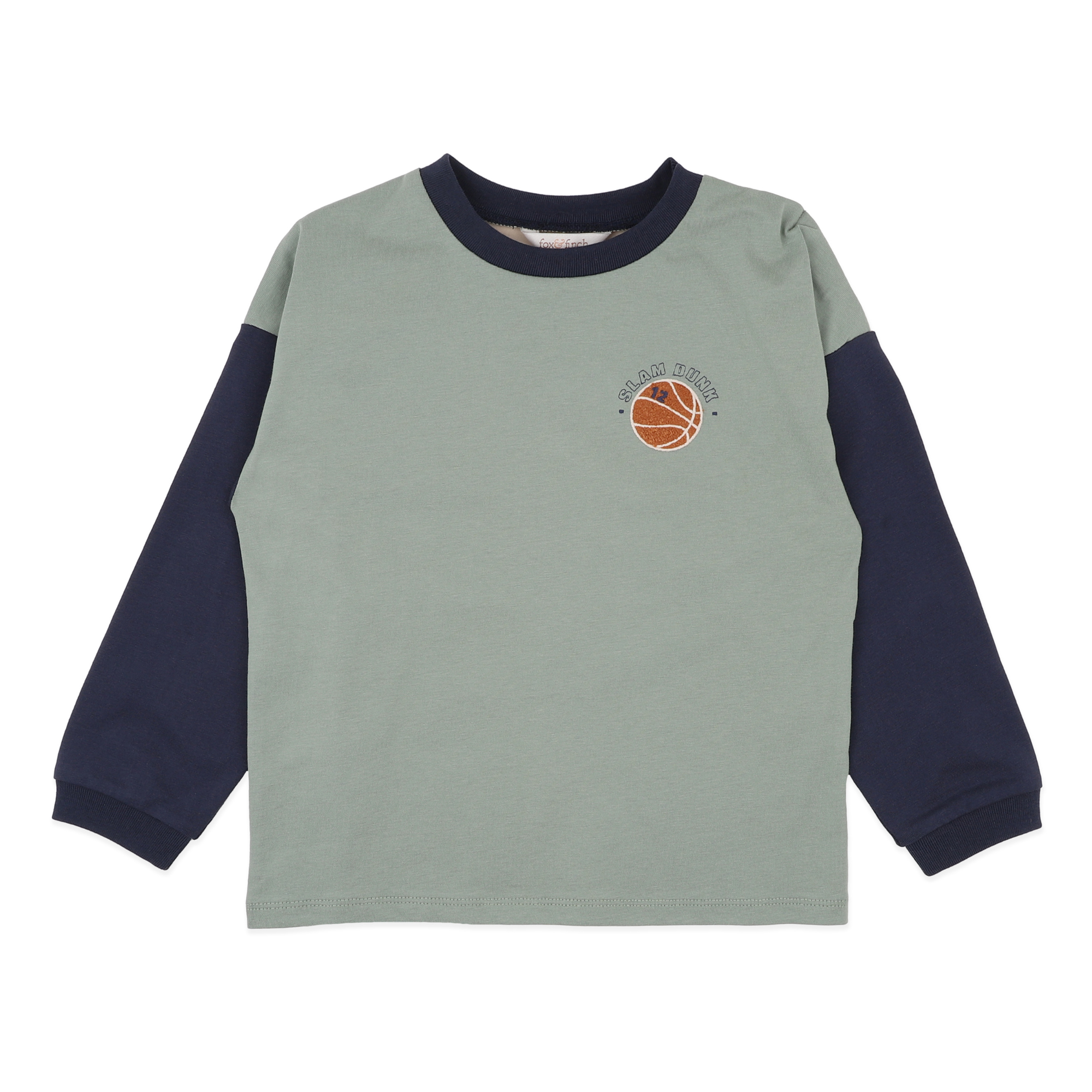 Fox &amp; Finch Wild Side Basketball Long Sleeve Tee - Multi