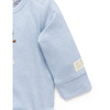 Purebaby Applique Bodysuit - Country Air Melange