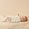 Wilson &amp; Frenchy Piney Pals Organic Pointelle Zipsuit with Feet - Piney Pals