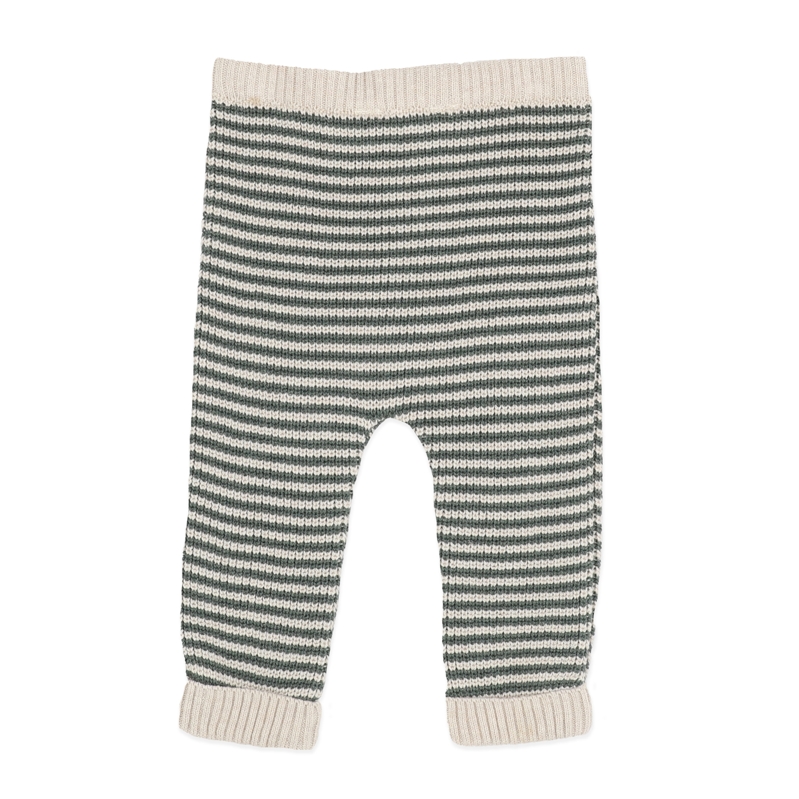 Bebe Otto Stripe Organic Knitted Leggings - Stripe