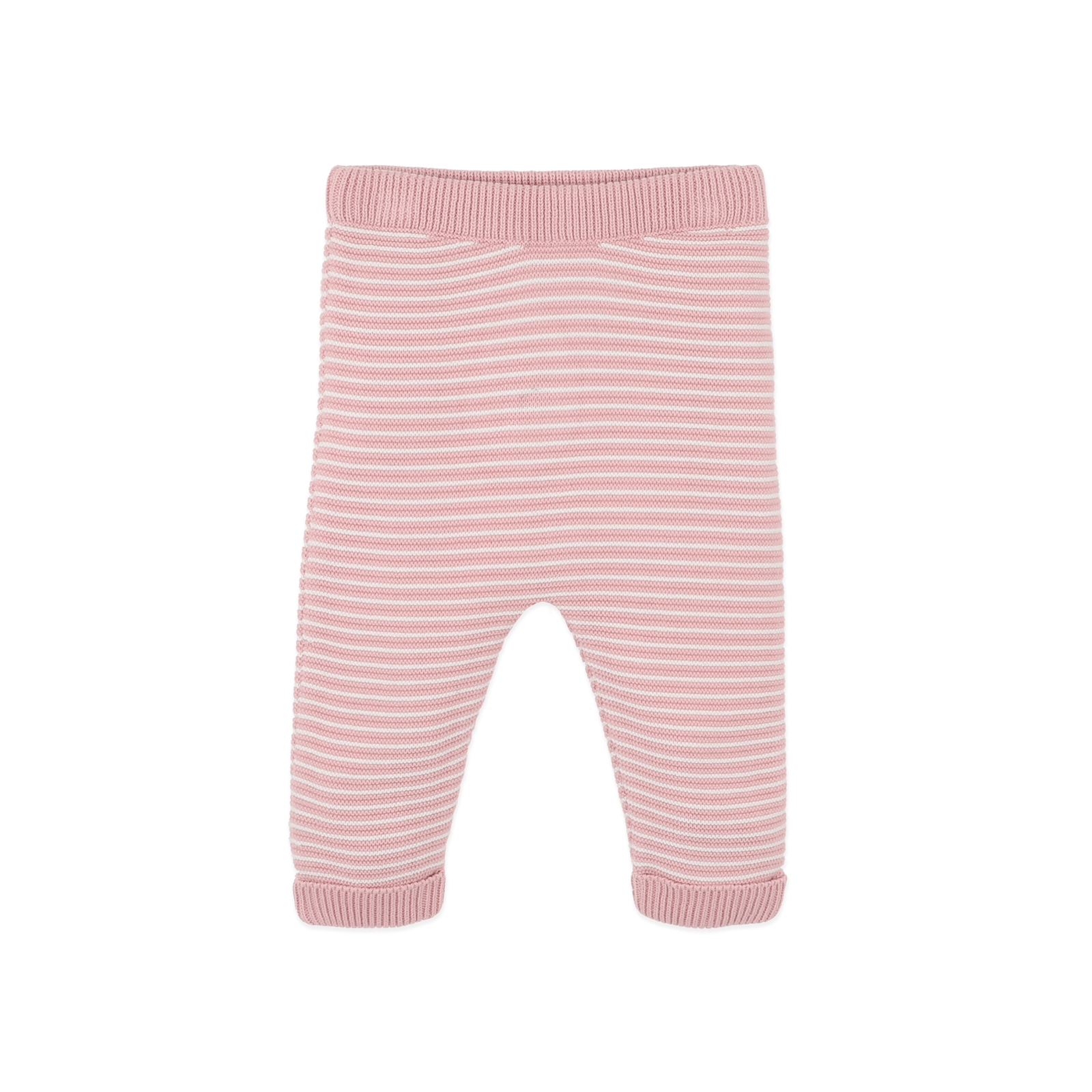 Bebe Fern Stripe organic knitted leggings - Blossom