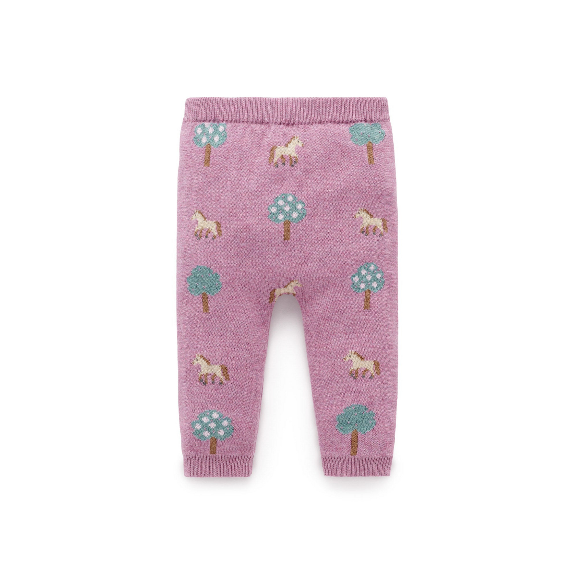 Purebaby On The Farm Leggings - Orchard Jacquard