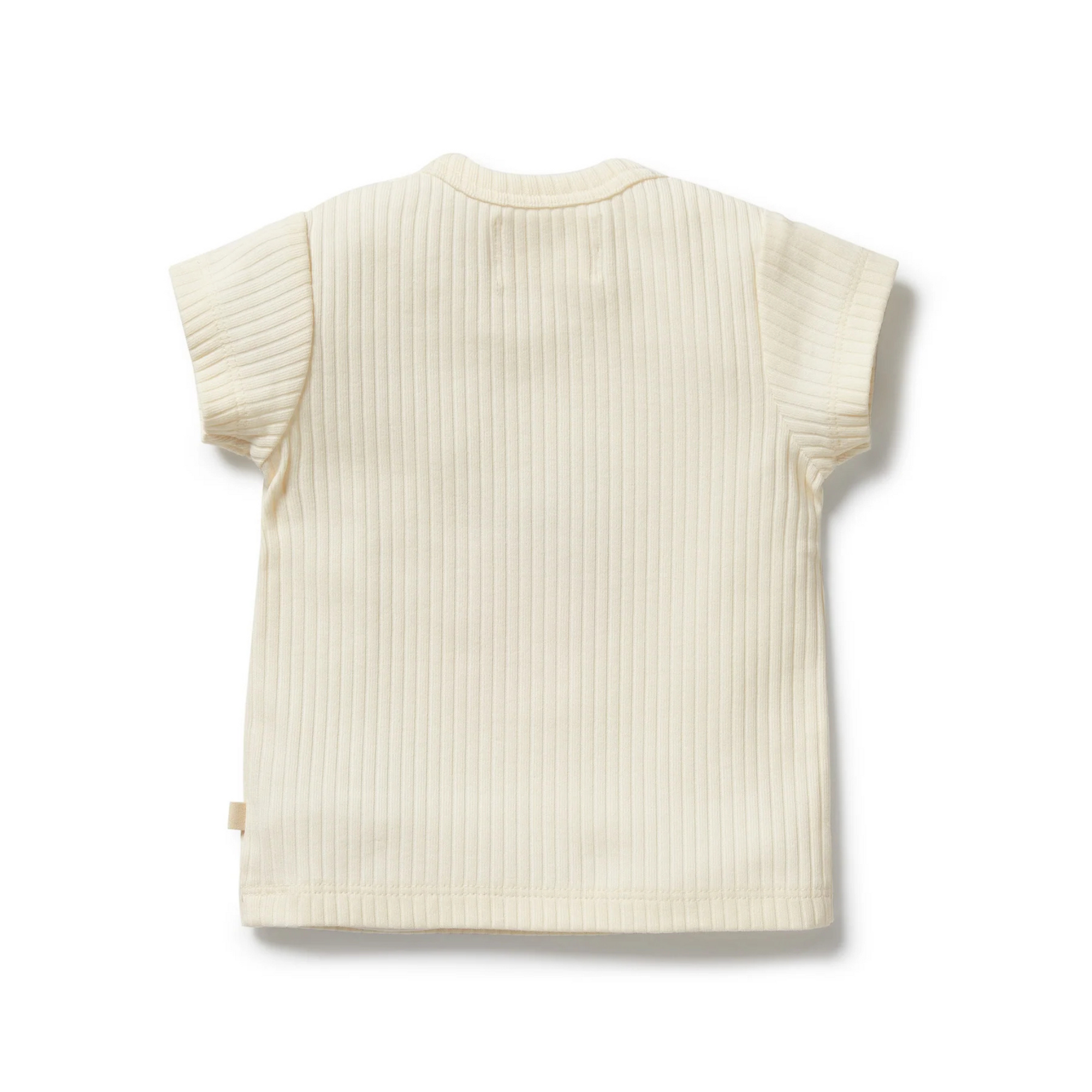 Wilson & Frenchy Strawberry Kisses Embroidered Organic Tee - Strawberry Kisses Embroidery