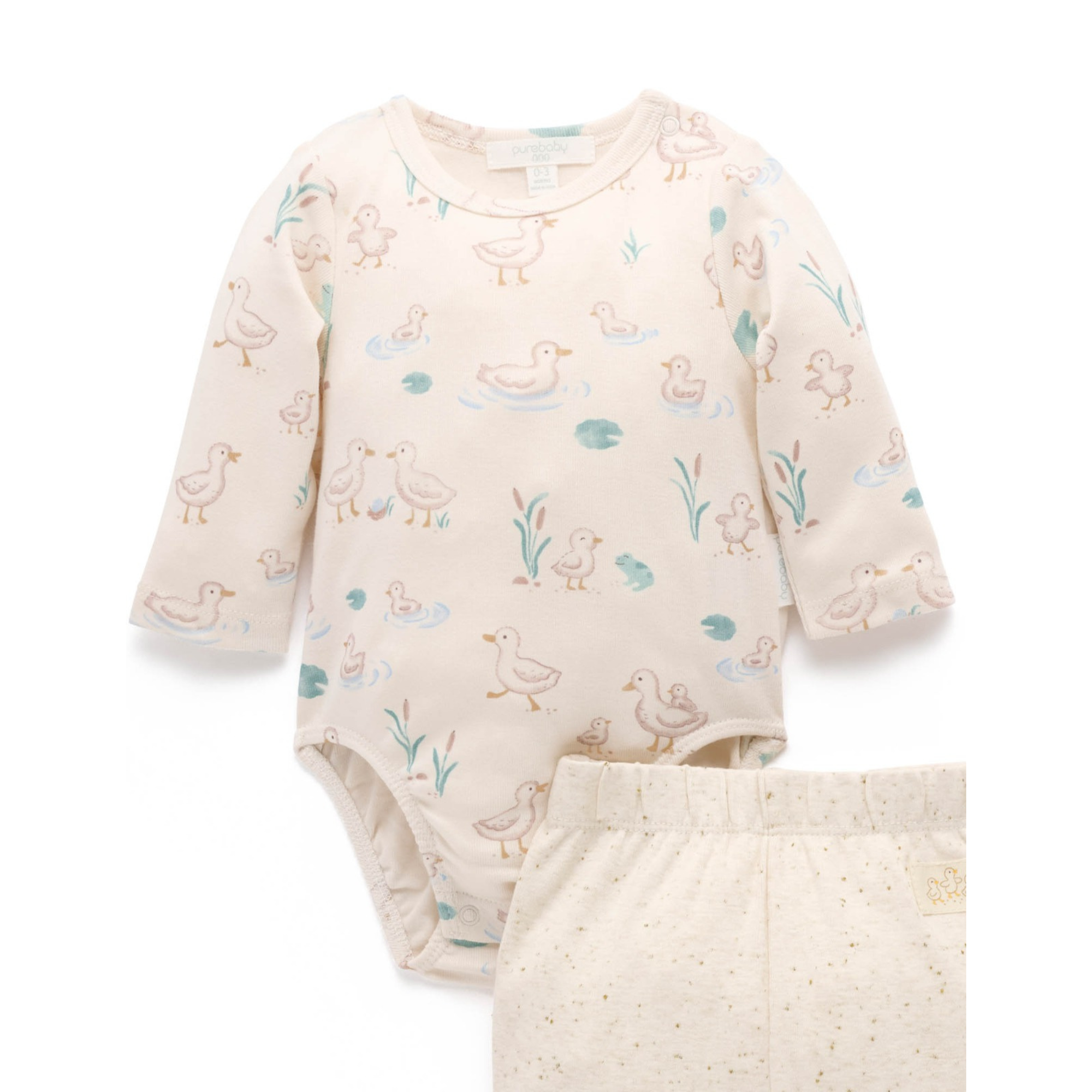 Purebaby 3 Piece Gift Set - Garden Goose