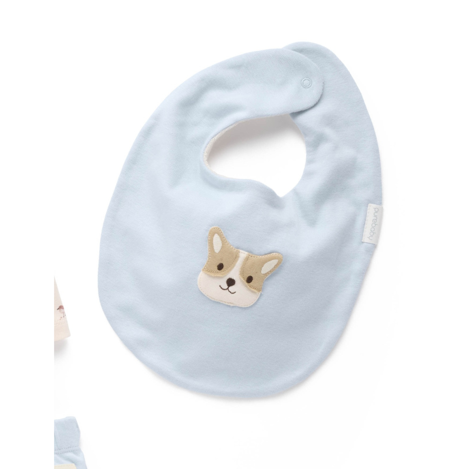 Purebaby 3 Piece Gift Set - Garden Puppy