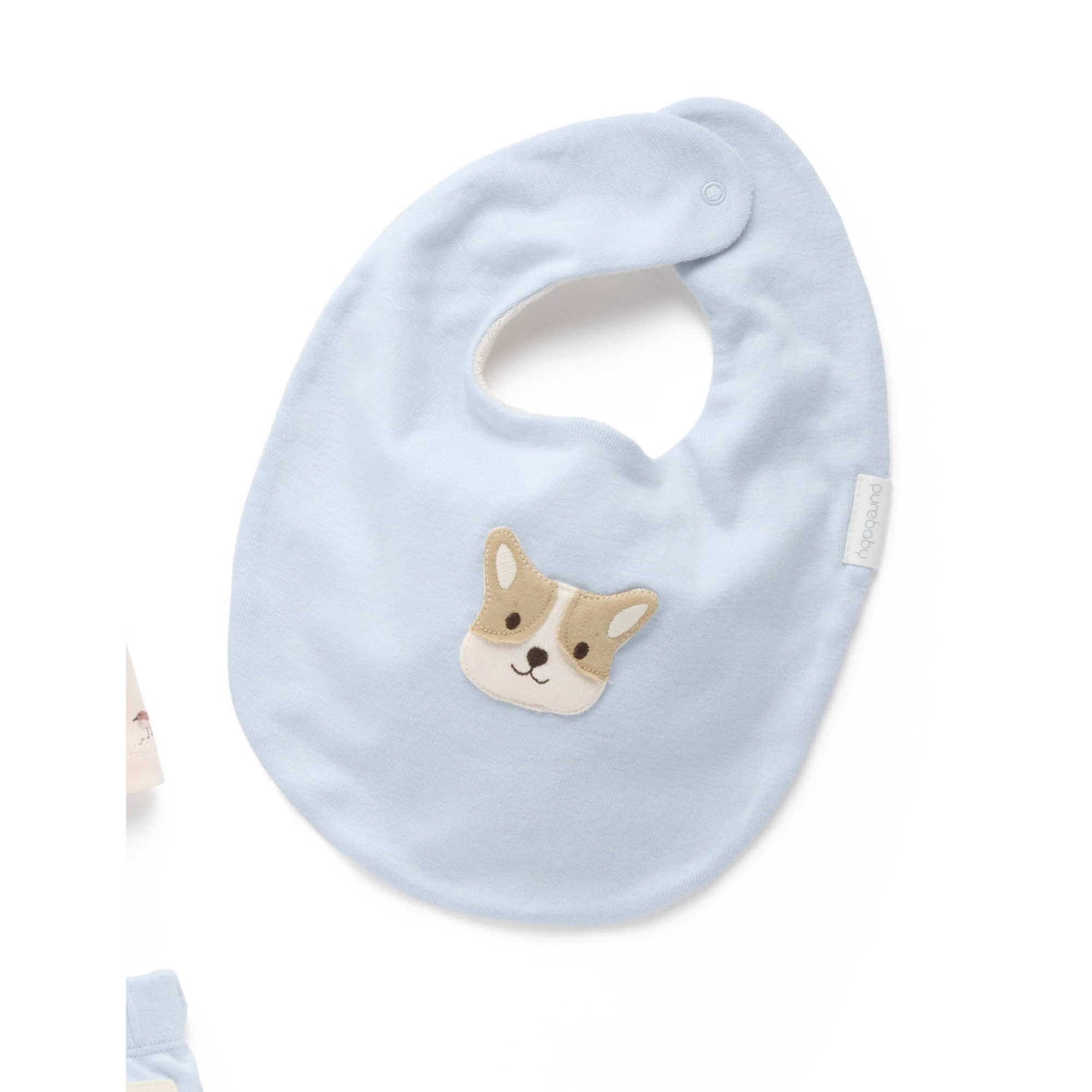 Purebaby 3 Piece Gift Set - Garden Puppy