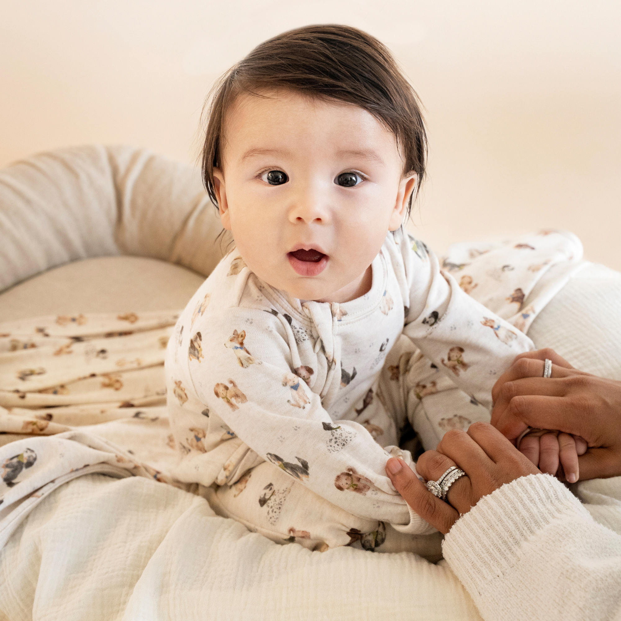 Bebe Otto Organic Ls Zipsuit - Otto Print