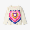 New Pre-Order Hatley Layered Hearts Longsleeve Graphic Tee - Cami Lace