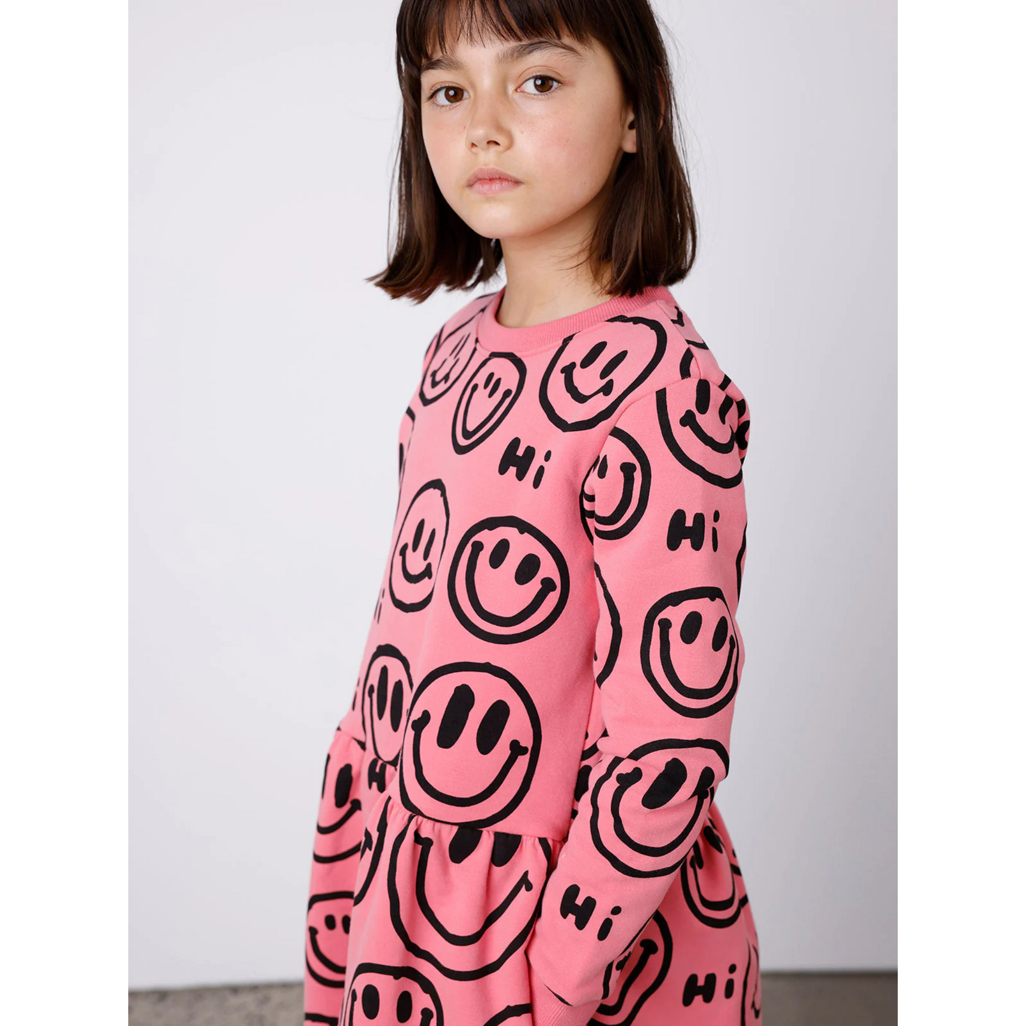 Minti Happy Furry Dress - Pink