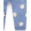 Purebaby On The Farm Leggings - Sheep Jacquard