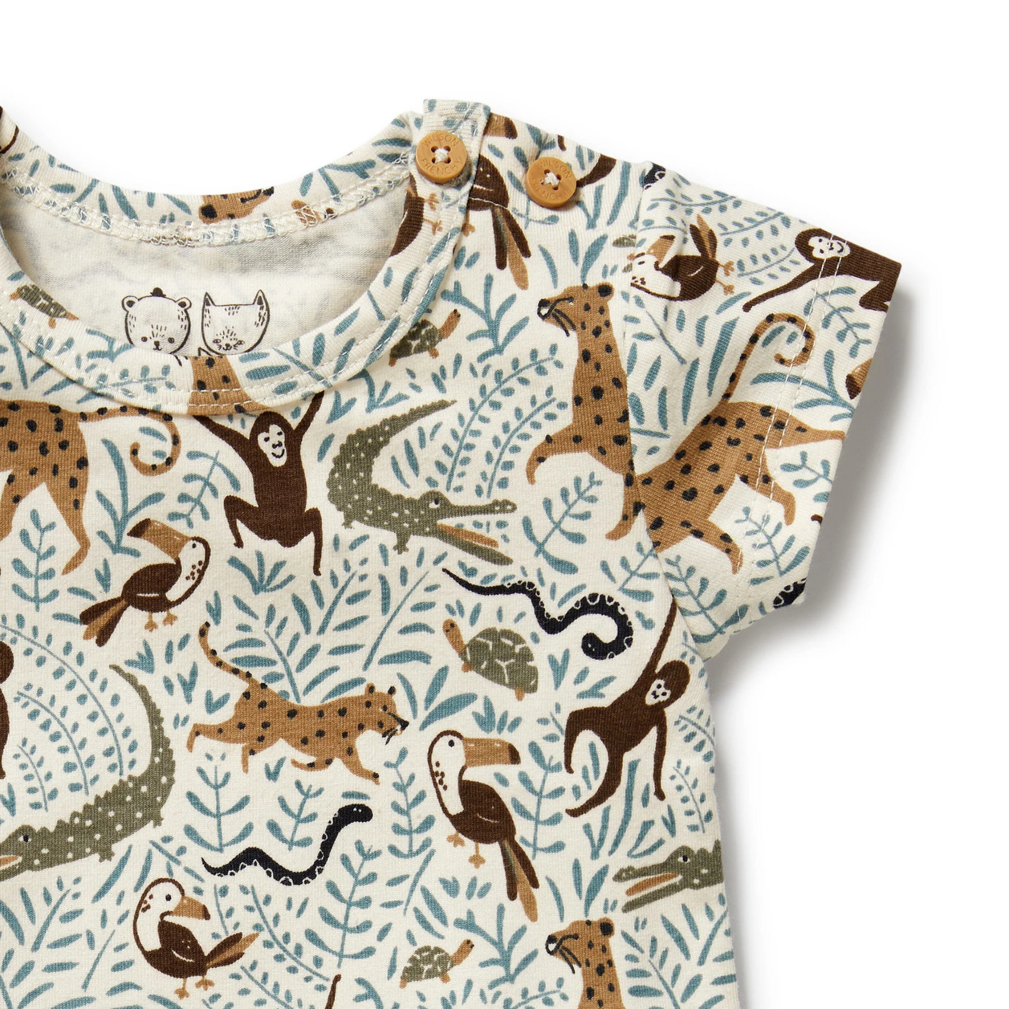 Wilson &amp; Frenchy Mini Jungle Organic Tee - Mini Jungle