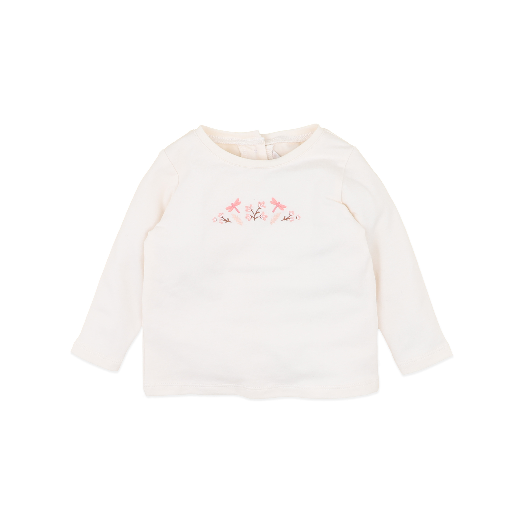 Fox &amp; Finch Wild garden dragonfly ls tee - Cream