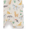 Purebaby 2 Pack S/Slv Digital Growsuit - Fiesta Heads Print