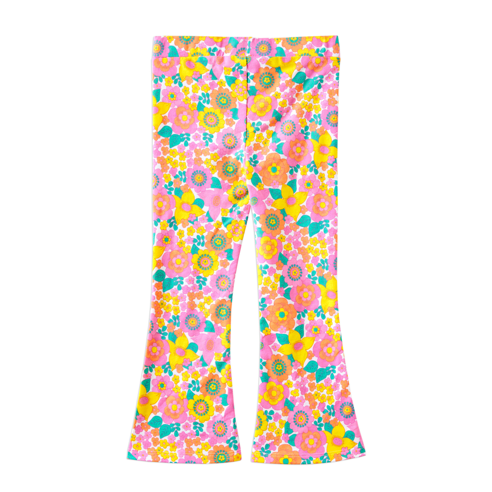 Milky Groovy Garden Flared Legging