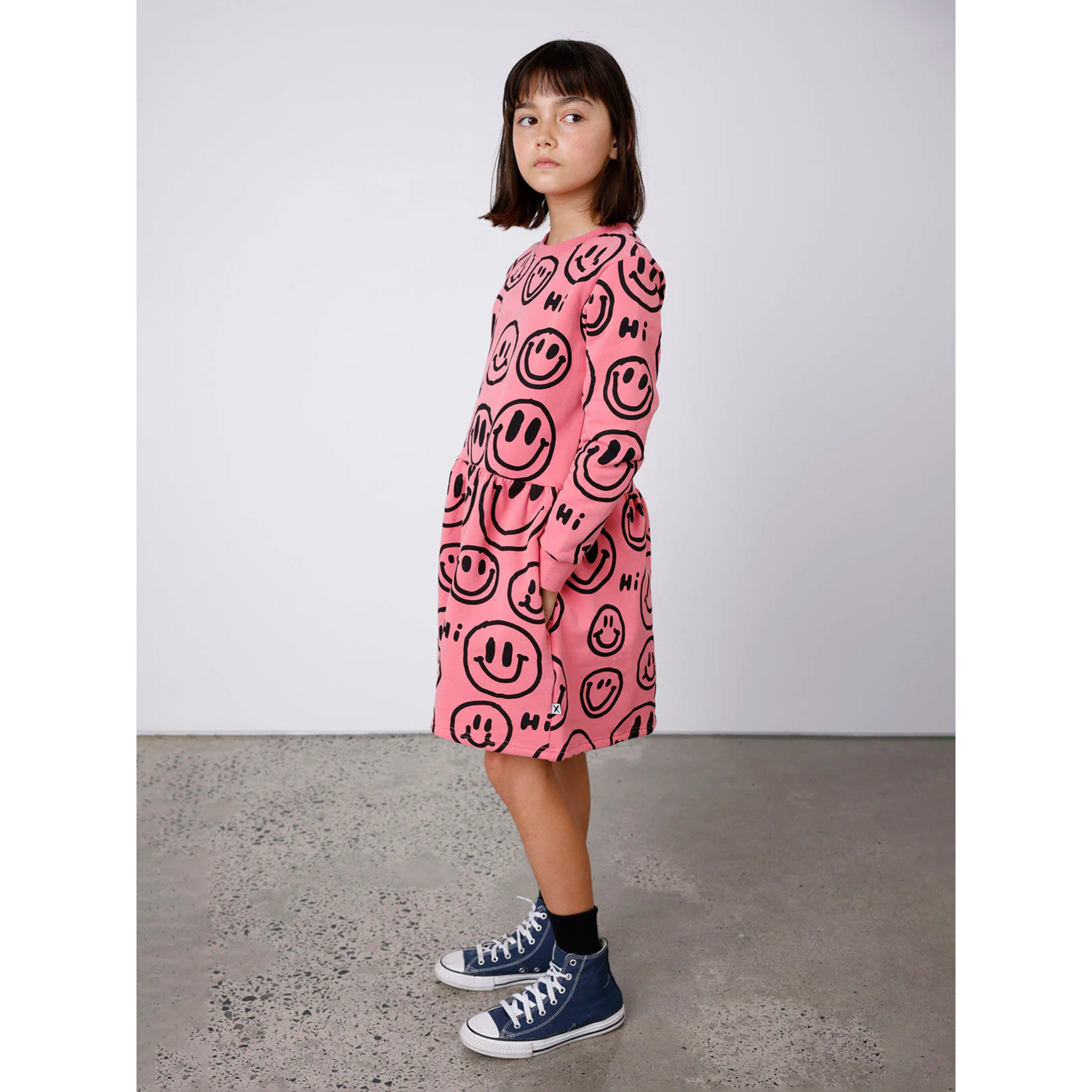 Minti Happy Furry Dress - Pink