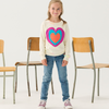 New Pre-Order Hatley Layered Hearts Longsleeve Graphic Tee - Cami Lace