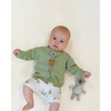 Bebe Australiana Organic Novelty Cardigan - Leaf Green