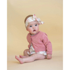 Bebe Anya Organic Cropped Cardigan - Coral Pink