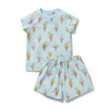 Wilson &amp; Frenchy Frosty Friends Organic Short Sleeved Pyjamas - Frosty Friends