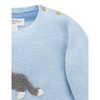 Purebaby On The Farm Jumper - Country Air Melange