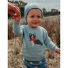 Purebaby On The Farm Jumper - Country Air Melange