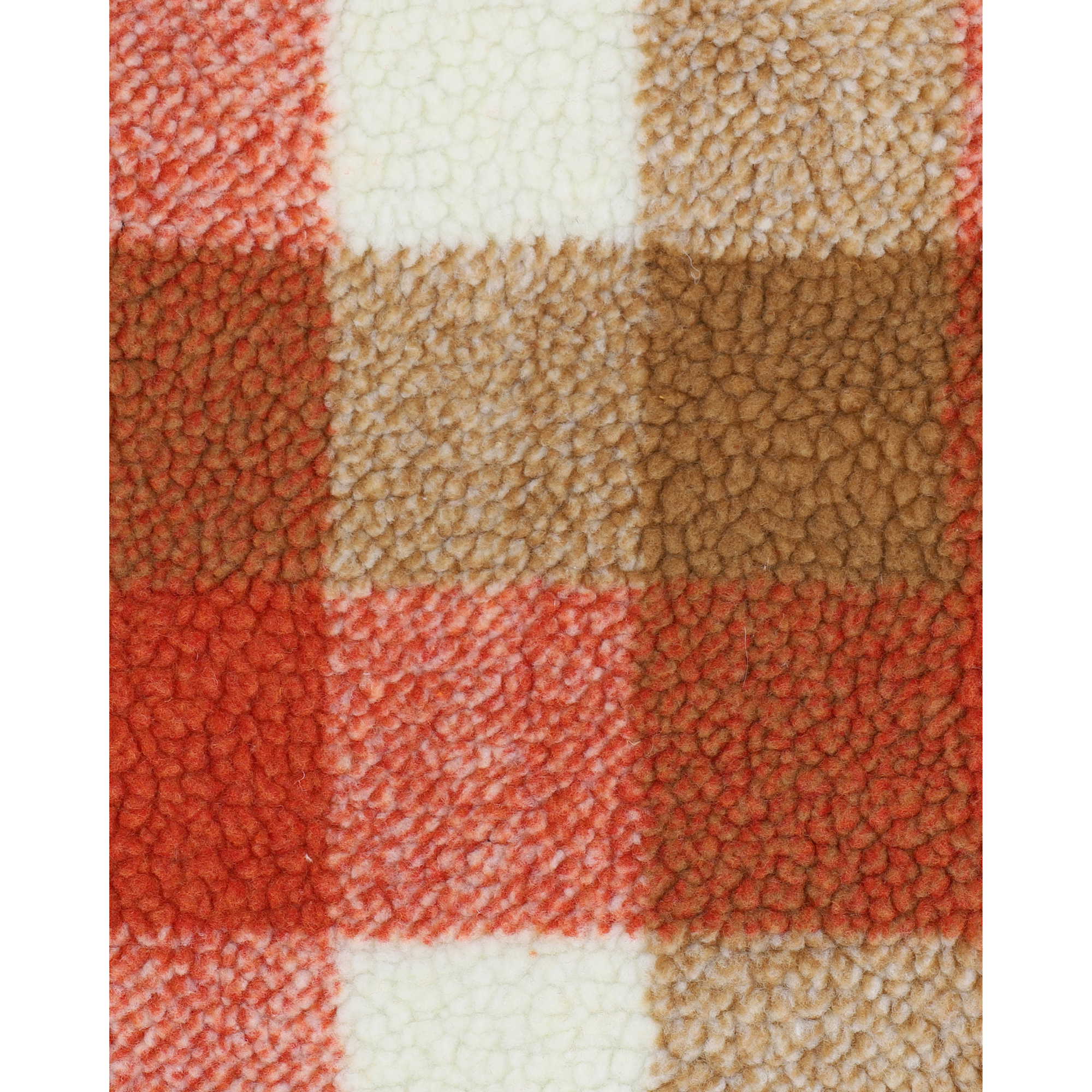 Fox &amp; Finch Mr fox sherpa check jacket - Rust check