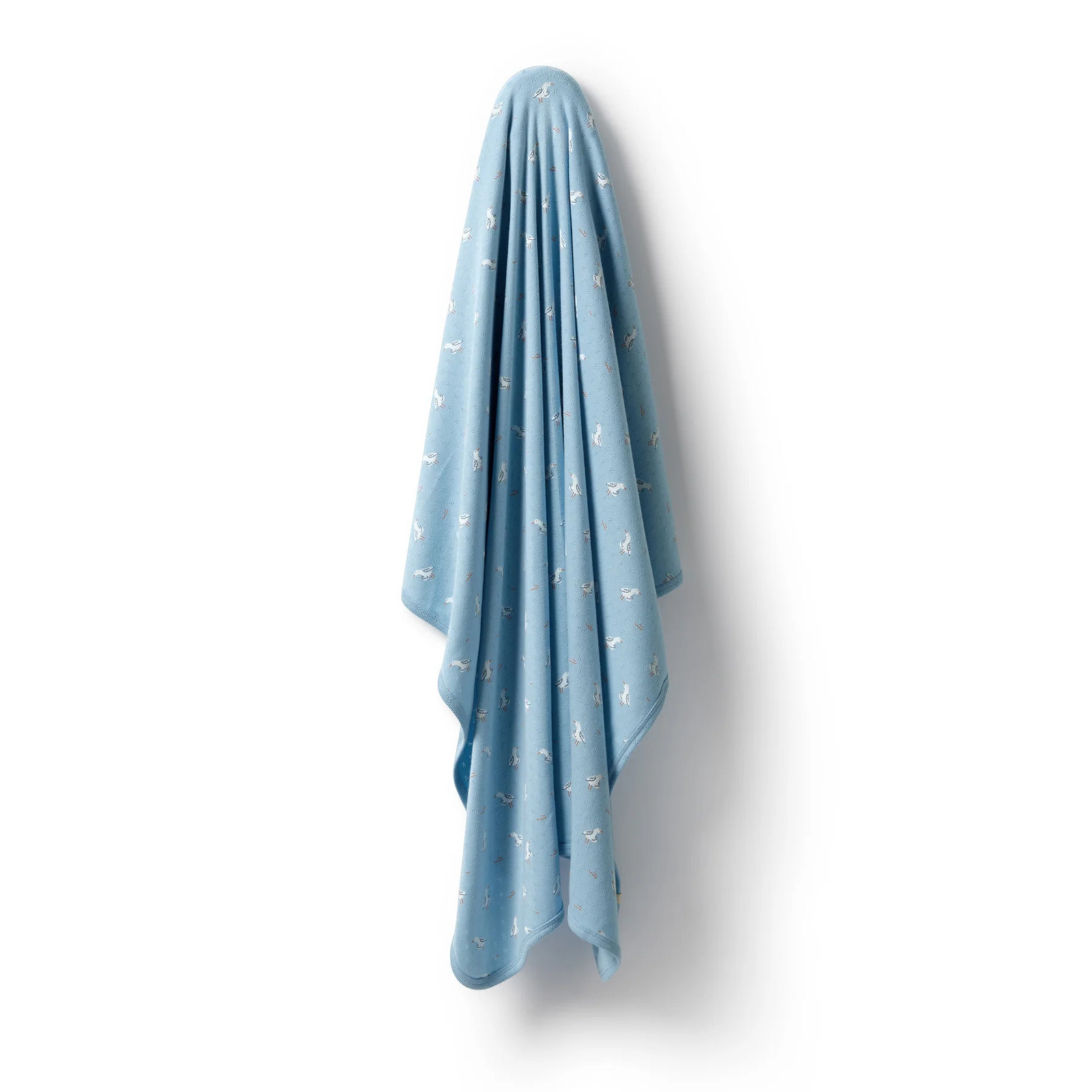 Wilson & Frenchy Sunny Seagulls Organic Pointelle Bunny Rug - Sunny Seagulls